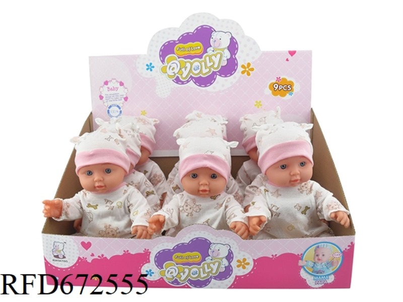 12-INCH DOLL WITH IC VINYL BODY 9PCS
