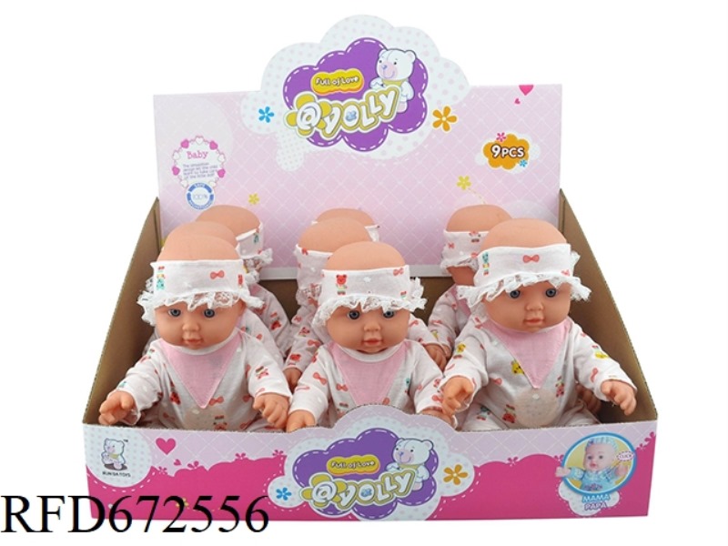12-INCH DOLL WITH IC VINYL BODY 9PCS