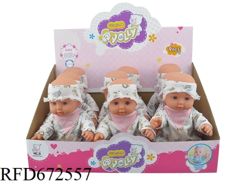 12-INCH DOLL WITH IC VINYL BODY 9PCS