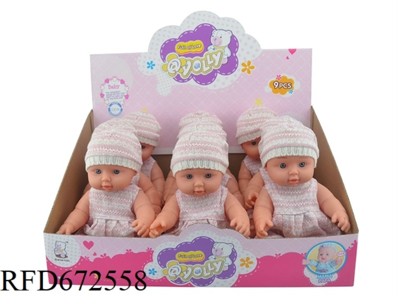 12-INCH DOLL WITH IC VINYL BODY 9PCS