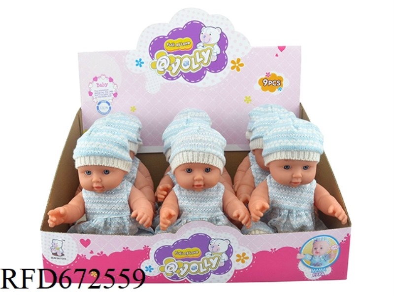 12-INCH DOLL WITH IC VINYL BODY 9PCS