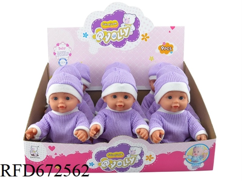 12-INCH DOLL WITH IC VINYL BODY 9PCS