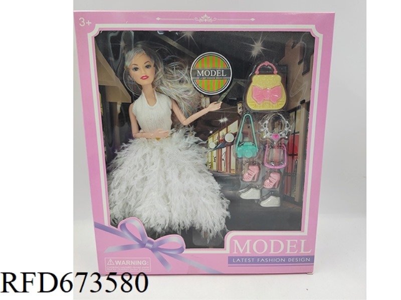 11.5 INCH 11 JOINT BARBIE DOLL