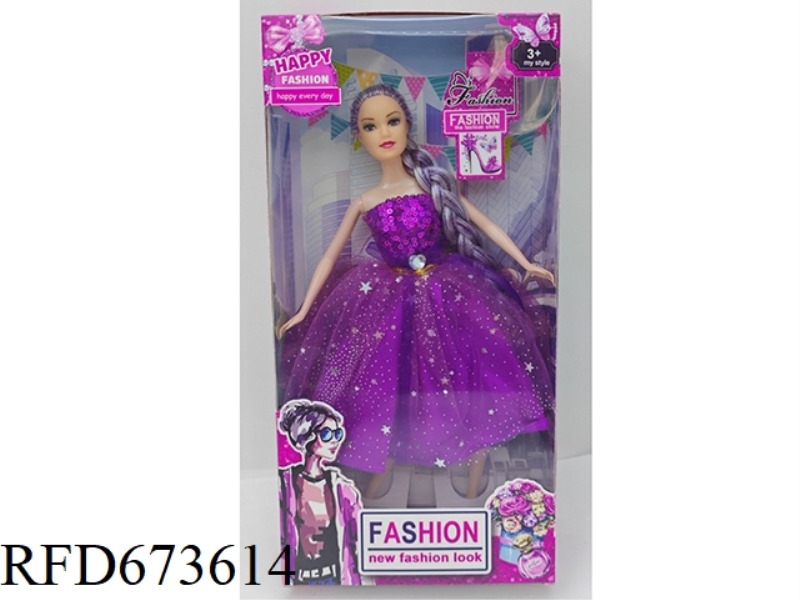 11.5 INCH 9 JOINTS (FOOT STRAP JOINTS) BARBIE DOLL