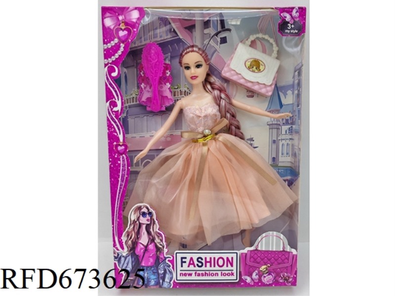 11.5 INCH 9 JOINTS (FOOT STRAP JOINTS) BARBIE DOLL