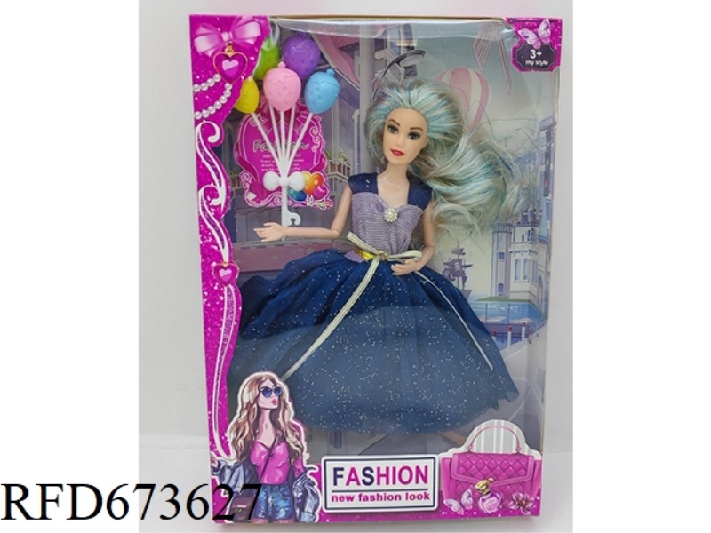 11.5 INCH 11 JOINT BARBIE DOLL