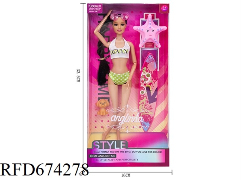 11.5 INCH 11-JOINT FULL-BODY PARABEN FASHION HIGH-END SUIT