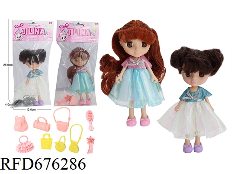 6.5-INCH FIGURINE WITH BAG COMB