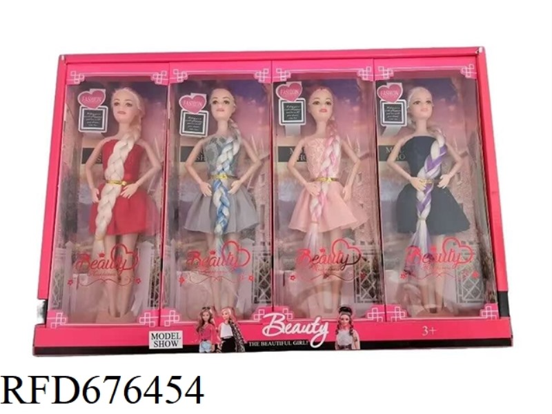11-INCH JOINT BARBIE DOLL 4PCS