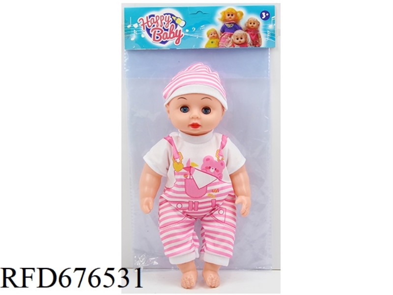 12-INCH, 5-JOINT, 26CM, HOLLOW, BENT FEET, LIVELY EYES, CHUBBY BOY DOLL, MIXED IN MULTIPLE STYLES