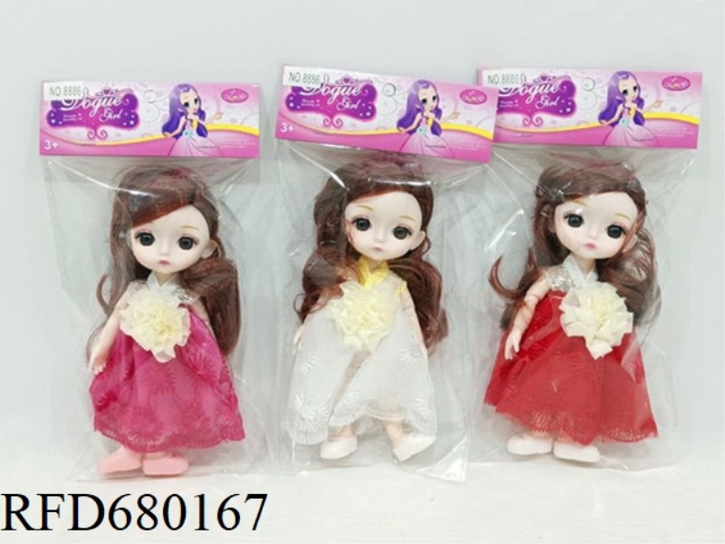 6-INCH FULL-BODY ARTICULATED FASHION BARBIE DOLL
