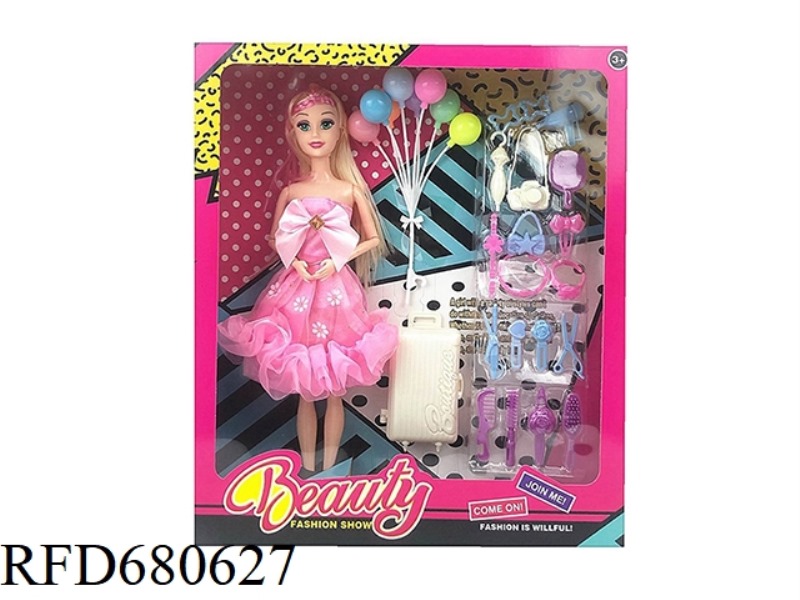 HIGH-END 11.5-INCH SOLID 9-JOINT FASHION DRESS BARBIE STRAP DRESSING AND GROOMING ACCESSORIES VACUUM