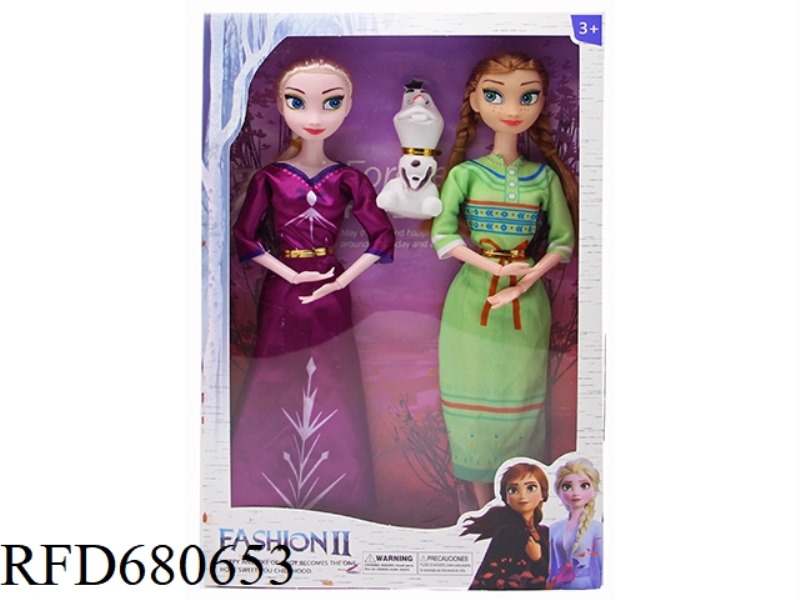 12-JOINT SOLID 11.5-INCH FROZEN PAJAMA DOUBLE OUTFIT