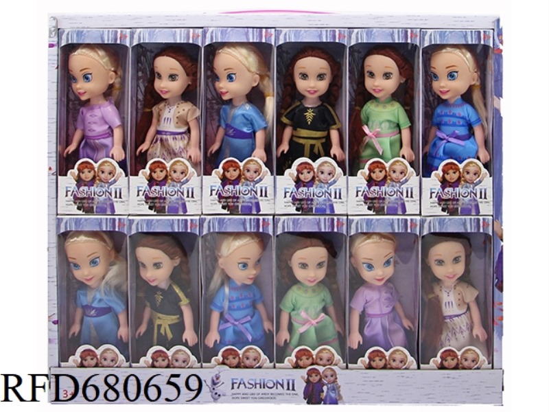 12 6-INCH REAL FROZEN 3 DISPLAY BOXES