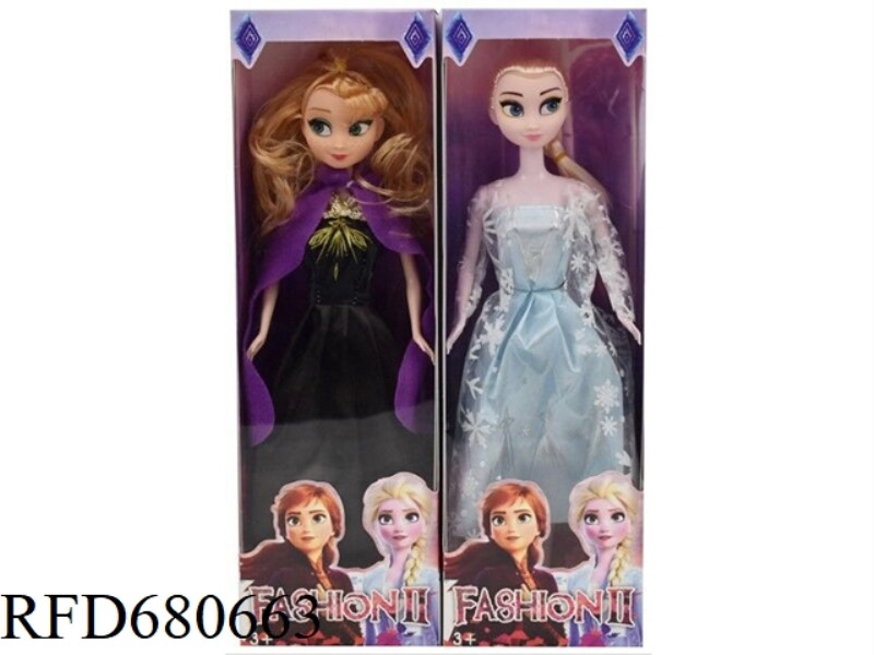 THE SECOND-GENERATION 11.5-INCH REAL-LIFE ICE AND SNOW BARBIE IN TWO MIXED OUTFITS