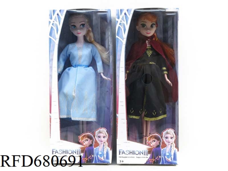 THE 4TH GENERATION 11.5-INCH LIVE-ACTION, FULL-BODIED, BIG-BELCHED ICE AND SNOW BARBIE IN TWO MIXED