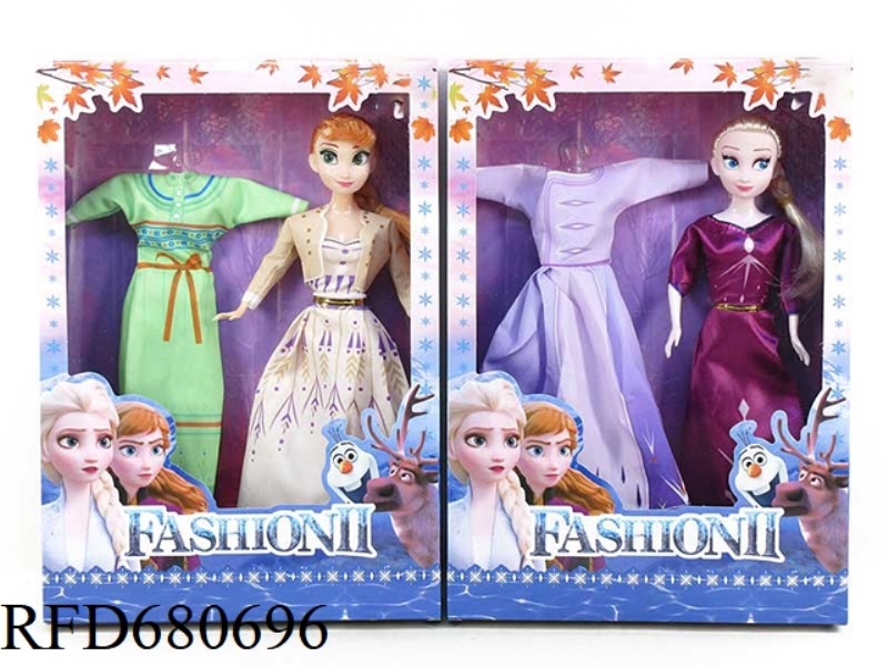 THE 4TH GENERATION 11.5-INCH LIVE ICE PRINCESS WITH TWO MIXED OUTFITS