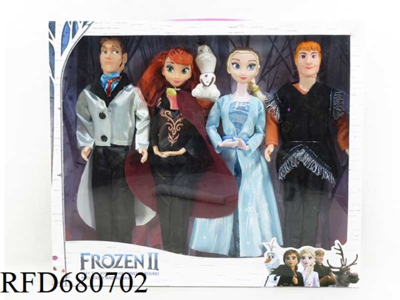 THE 4TH GENERATION 11.5-INCH REAL 12-JOINT ICE AND SNOW PRINCESS AND 4 EMPTY ICE AND SNOW PRINCES AR
