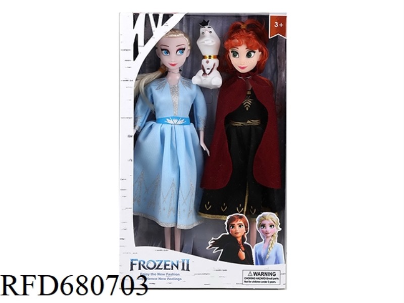 11.5-INCH REAL-LIFE FROZEN BARBIE QUEEN WITH OLAF