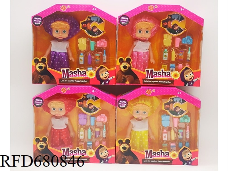 6-INCH EMPTY-BODY MARTHA DOLL + FOOD VACUUM FORMING