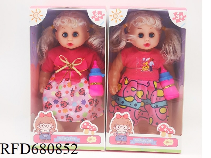 A 12-INCH BARE-BODY DOLL WITH A MUSIC IC AND BENT FEET