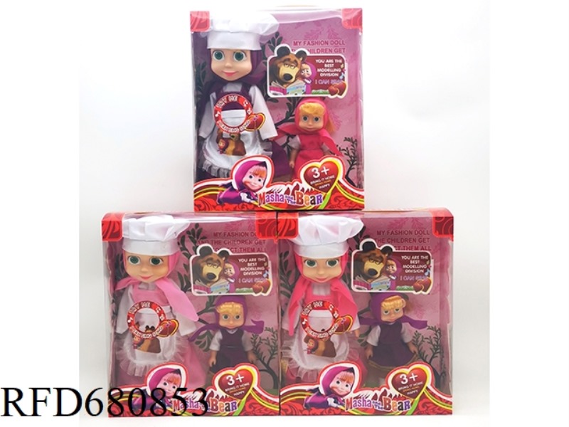 10-INCH EMPTY-BODY CHEF MARTHA DOLL WITH MUSIC IC