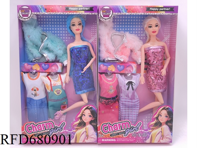 11.5-INCH 11-JOINT BODY-HUGGING FASHIONABLE BARBIE