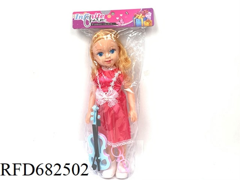 18-INCH FAT BOY DOLL (+IC, GLASSES, GUITAR)