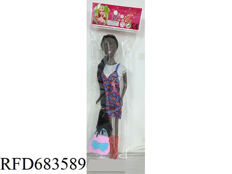 11.5-INCH PHYSICAL BLACK BARBIE DOLL