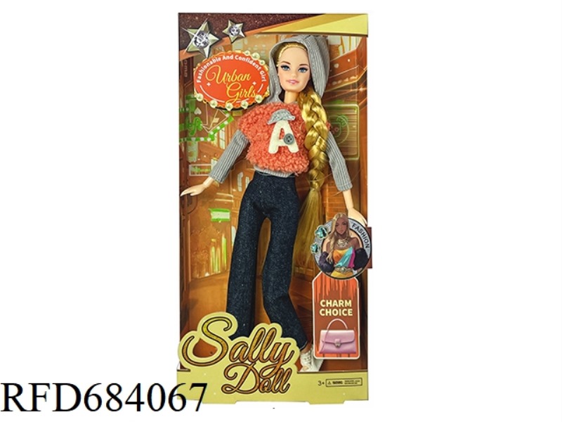 11-INCH REAL CUTE GIRL DRESSES UP DOLLS.
