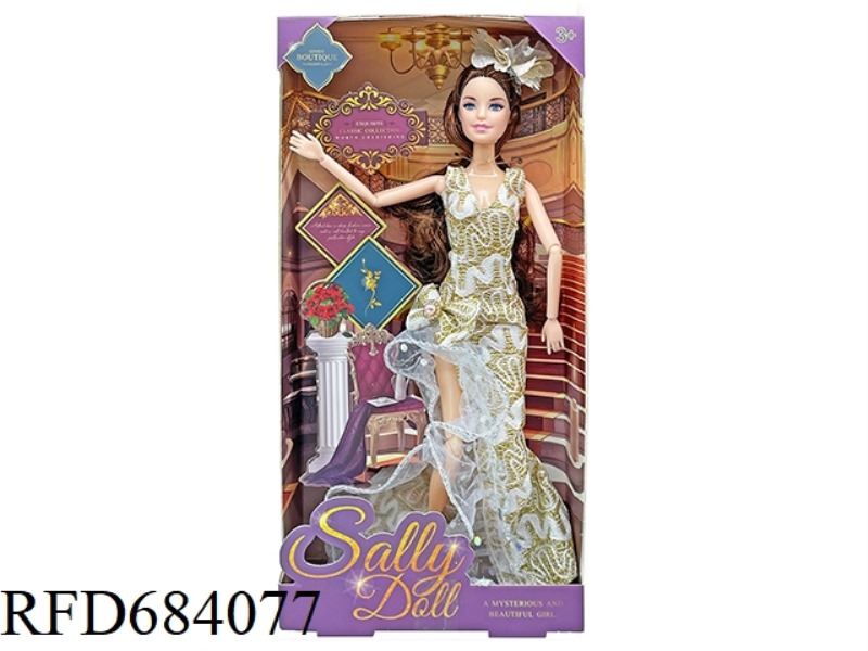 11-INCH REAL CUTE GIRL DRESSES UP DOLLS.