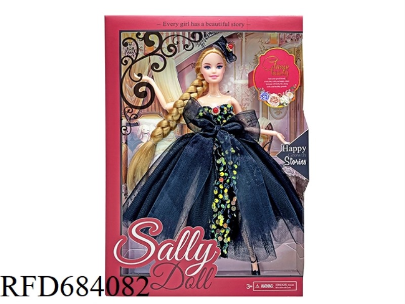 11-INCH REAL CUTE GIRL DRESSES UP DOLLS.