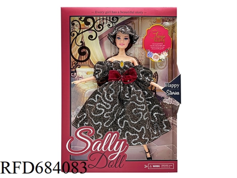 11-INCH REAL CUTE GIRL DRESSES UP DOLLS.