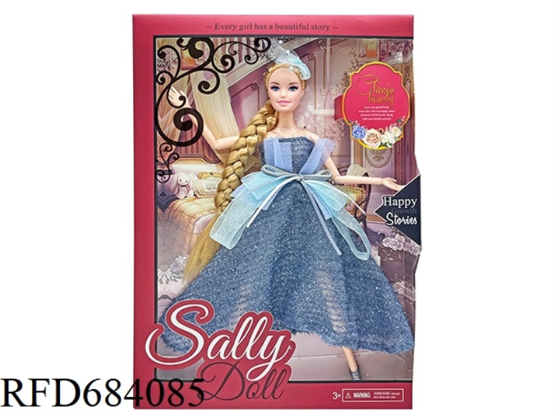11-INCH REAL CUTE GIRL DRESSES UP DOLLS.