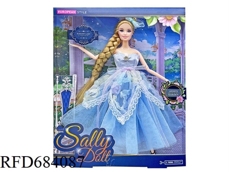 11-INCH REAL CUTE GIRL DRESSES UP DOLLS.