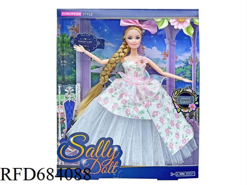 11-INCH REAL CUTE GIRL DRESSES UP DOLLS.