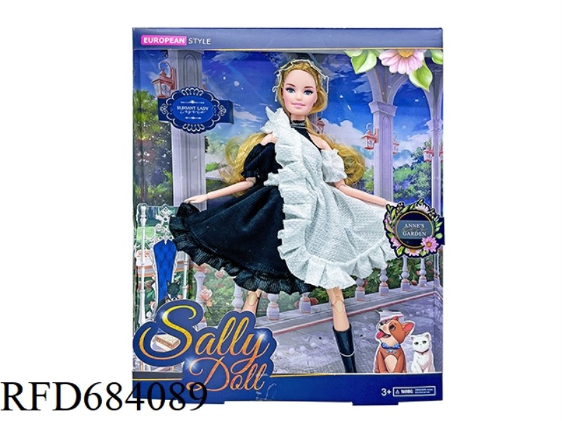11-INCH REAL CUTE GIRL DRESSES UP DOLLS.