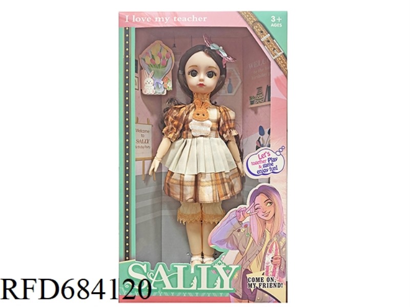 12-INCH REAL CUTE GIRL DRESSES UP DOLLS.