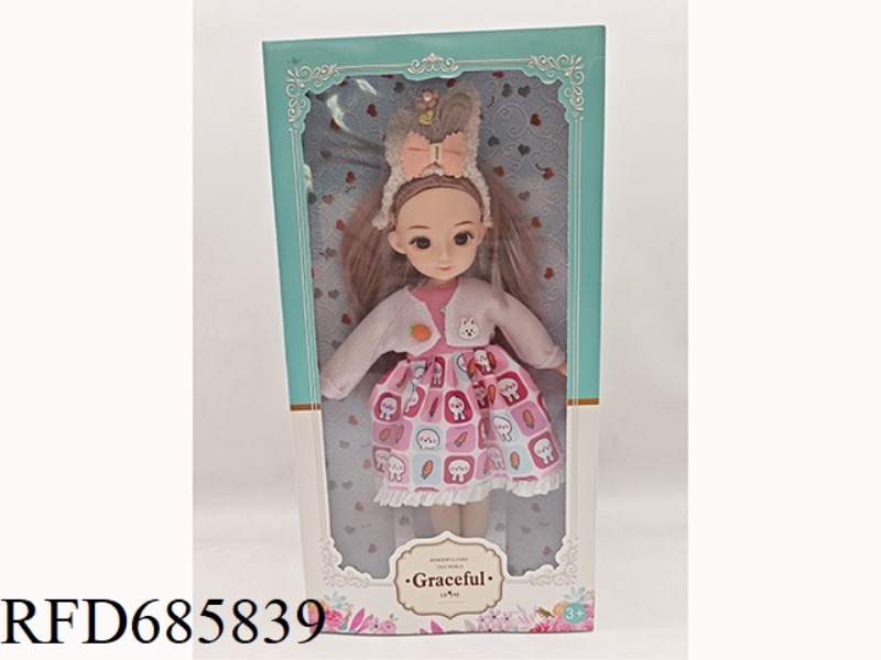 12-INCH REAL 14 JOINTS 3D EYE PUPIL FASHION GIRL