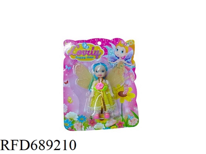 3.5-INCH BARBIE FLOWER FAIRY GIRL TOY (HEAVY)