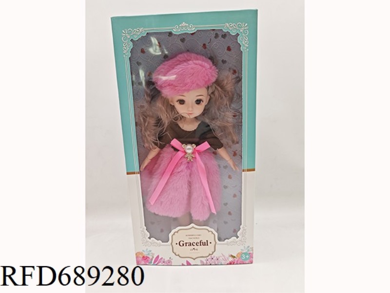 12-INCH REAL 14 JOINTS 3D EYE PUPIL FASHION GIRL