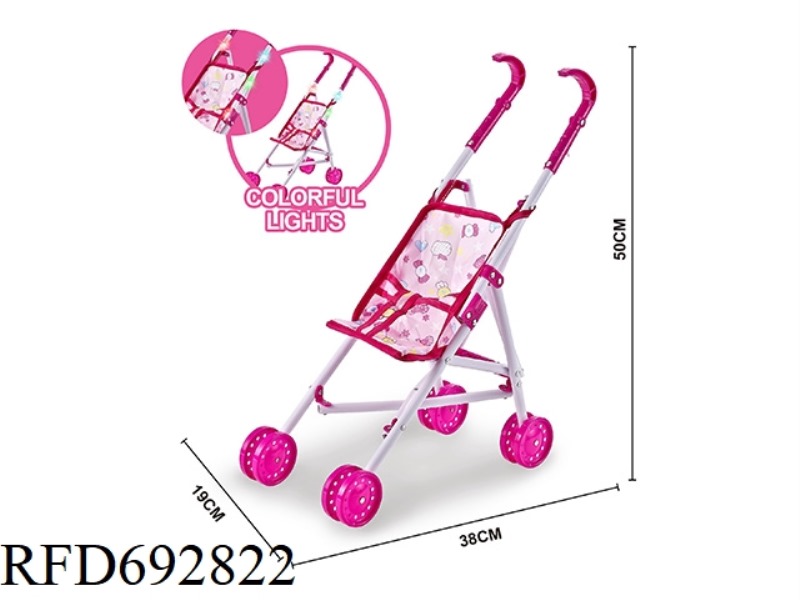 COLORFUL LIGHTING PLASTIC CART
