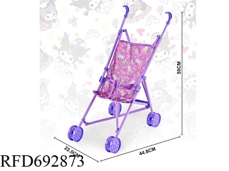 PURPLE PLASTIC CAR (KUROMI)