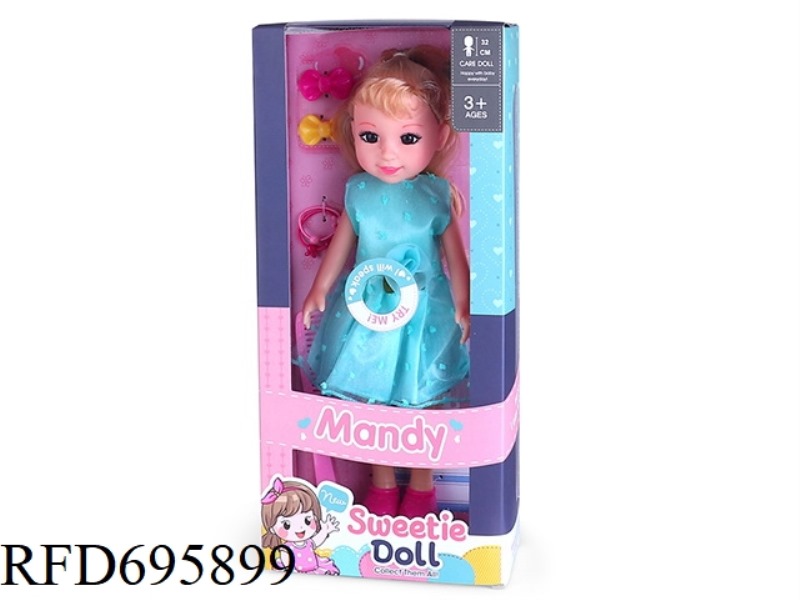 13 INCH FASHIONABLE DOLL WITH ACCESSORIES