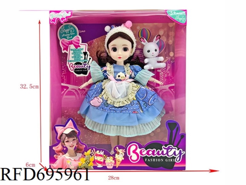 12 INCH PHYSICAL BARBIE WITH ACCESSORIES