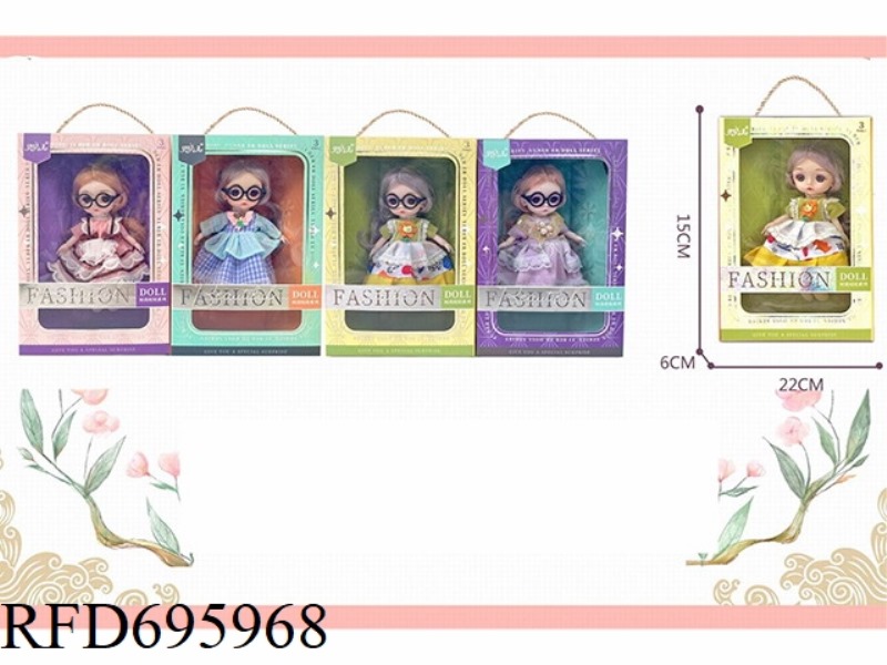 4 16CM DOLL 13 JOINT 3D EYE SINGLE BOX
