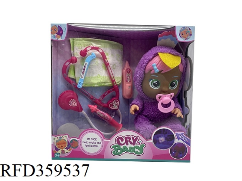 14 INCH VINYL CRYING DOLL