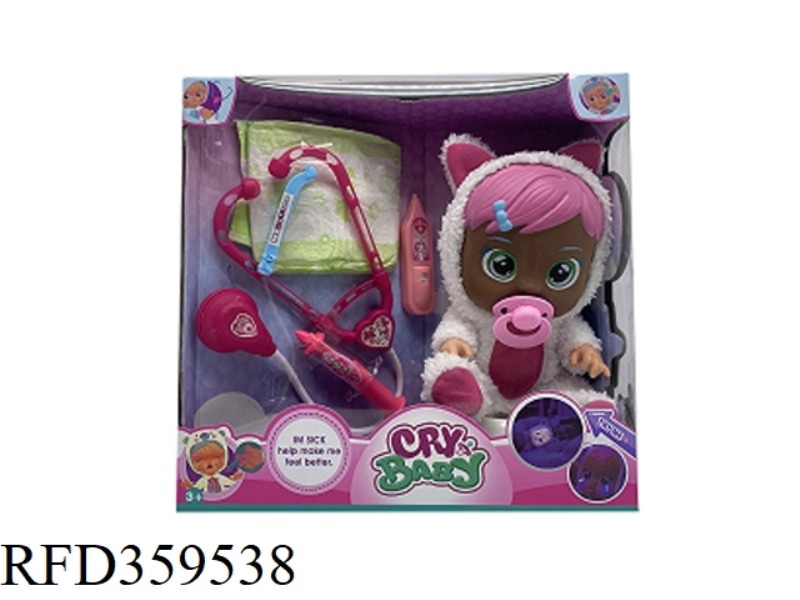 14 INCH VINYL CRYING DOLL