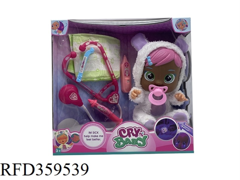 14 INCH VINYL CRYING DOLL
