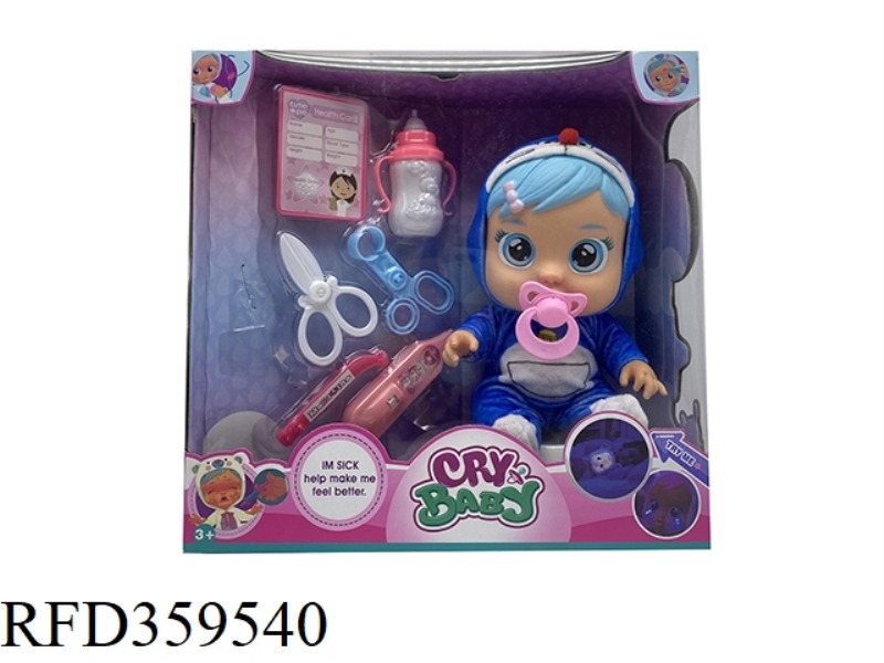 14 INCH VINYL CRYING DOLL